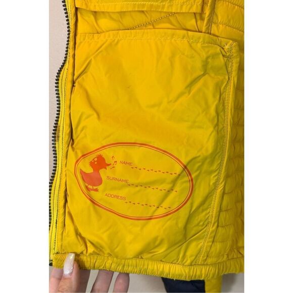 Save The Duck Colorblock Lightweight Insulated Puffer Youth Jacket Coat Size 14 - Picture 6 of 14